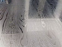 Etched Wood Grain Pattern on SST