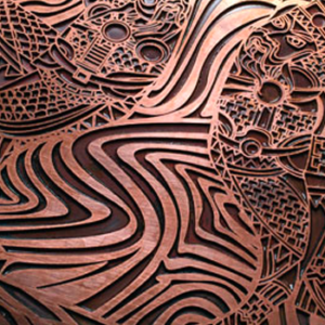 chemical etching for copper decoration